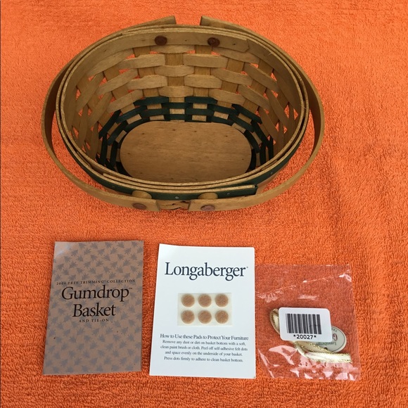Longaberger Other - Longaberger 2004 Green Gumdrop Basket